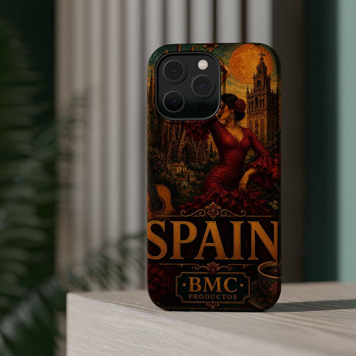 "Reinforced Magnetic Case Spain: Passion, Art, and Flavors That Make You Fall in Love 🎨💃🍷" 