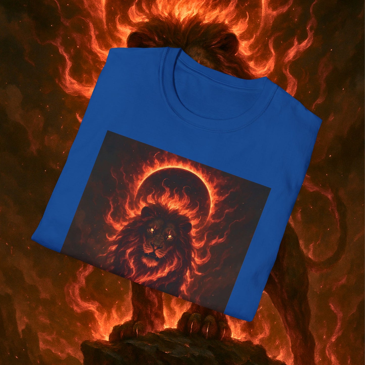 "Camiseta ♌ Leo — Soberano del fuego eterno"