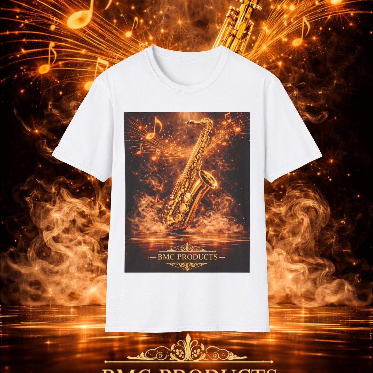 "Camiseta sax 🎷🔥 Haz que arda cada nota.” 🔥🎷