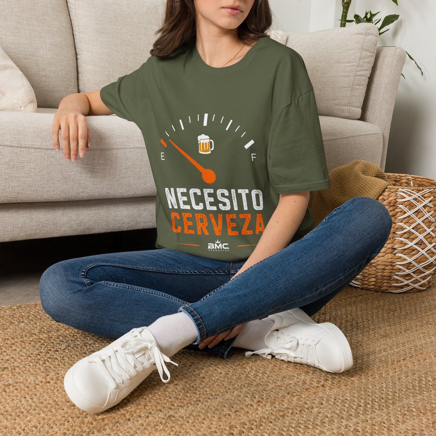 "Camiseta 🍺 Necesito Cerveza"