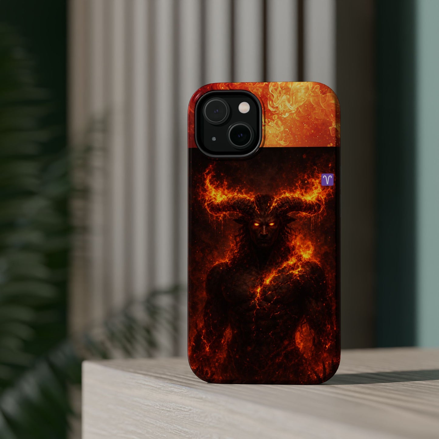 "Funda Magnética Reforzada ♈ Aries — Espíritu de fuego"