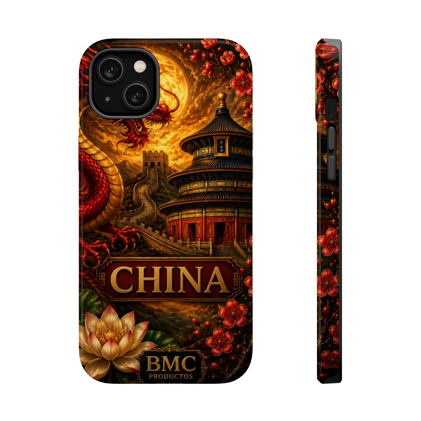 "Funda Magnética Reforzada Magnética Reforzada China – Dragones, murallas y leyendas eternas"