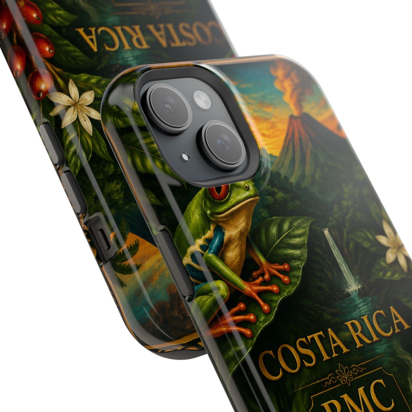 "Funda Magnética Reforzada Magnética Reforzada Costa Rica: Pura Vida entre Volcanes y Selvas 🌋🌴🦜"