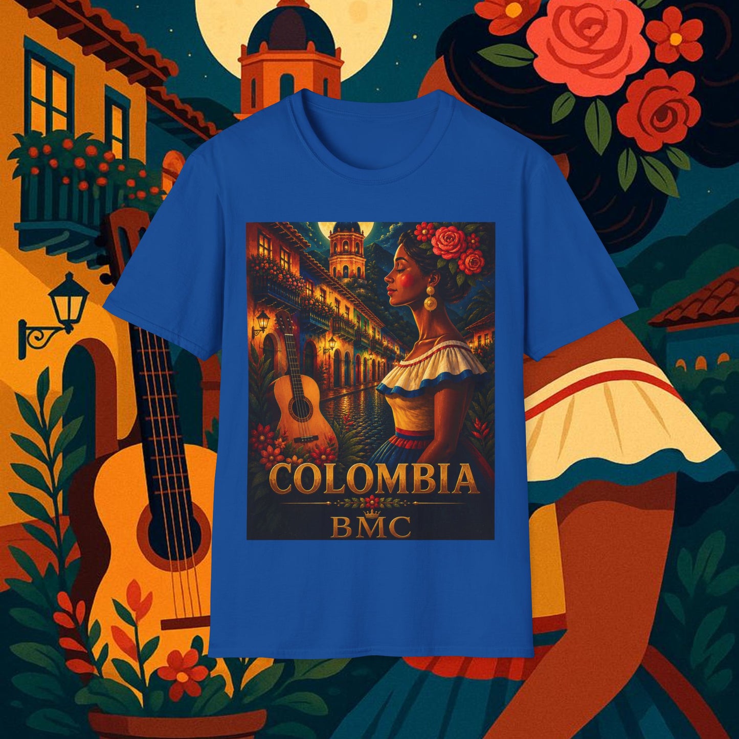 "Camiseta Colombia: Magia de Colores, Café y Tradición ☕🎨🌄"