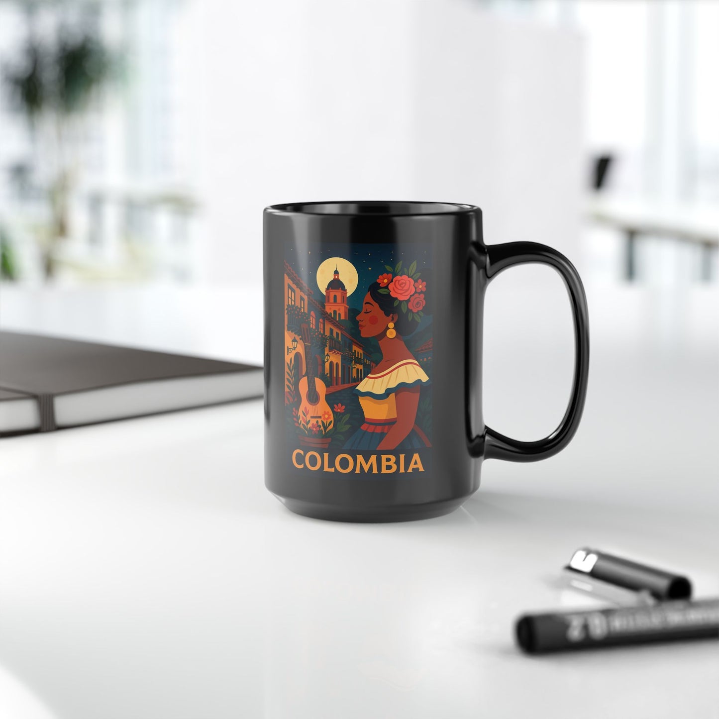 "Colombia Cup: Magic of Colors, Coffee and Tradition ☕🎨🌄"