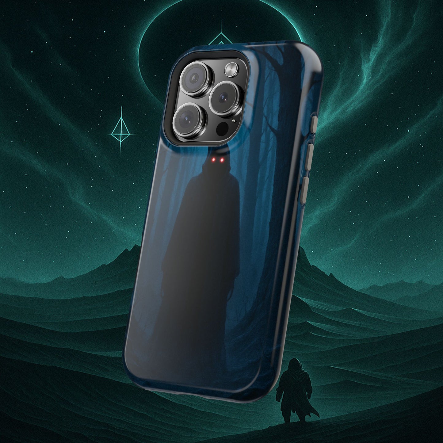 "Funda Magnética Reforzada🖤 El Vigía del Bosque Oscuro"