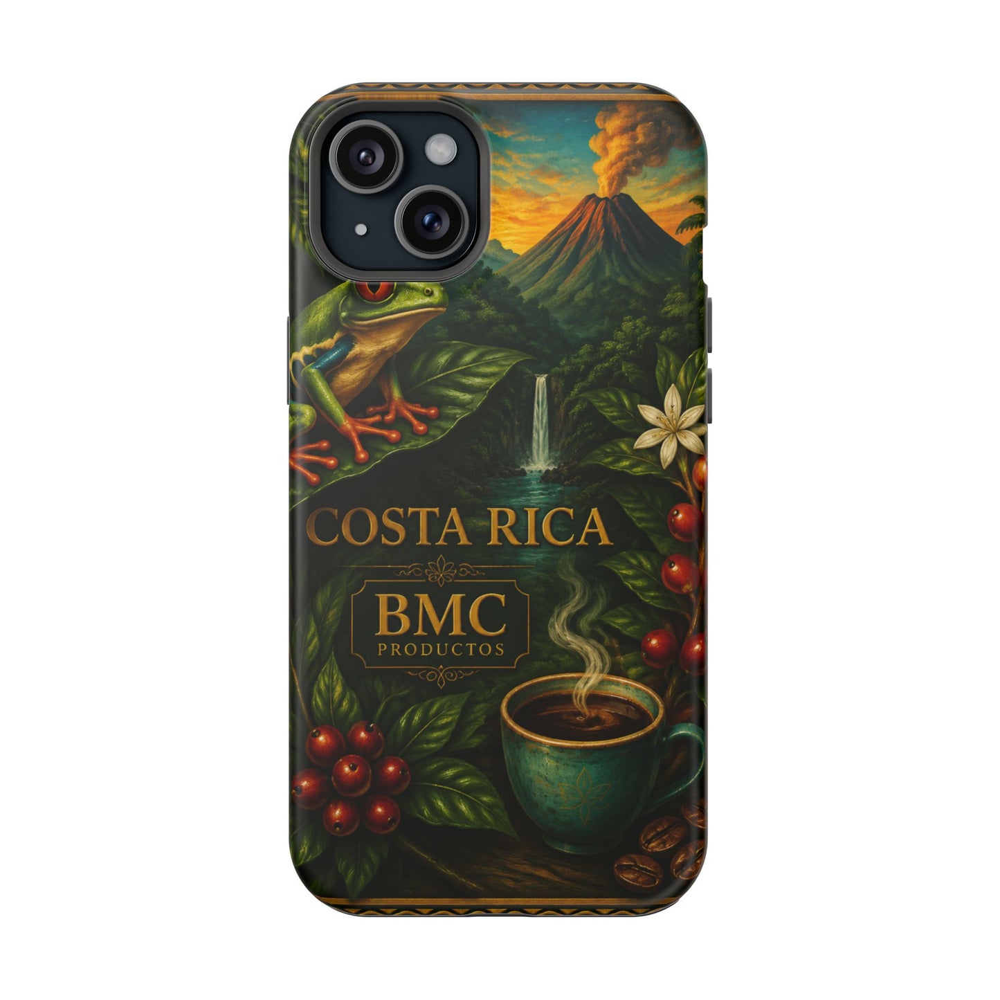 "Funda Magnética Reforzada Magnética Reforzada Costa Rica: Pura Vida entre Volcanes y Selvas 🌋🌴🦜"