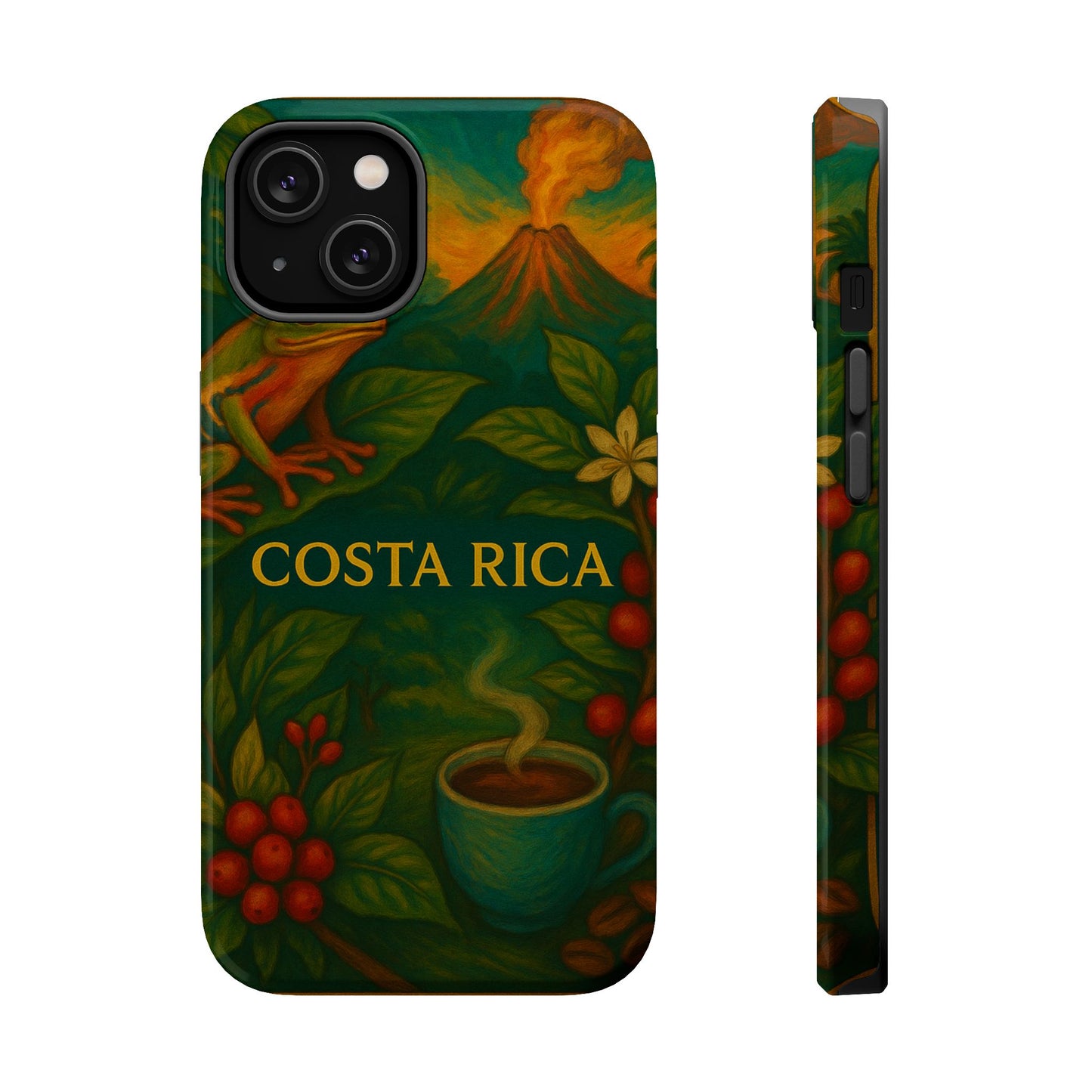 "Funda Magnética Reforzada Magnética Reforzada Costa Rica: Pura Vida entre Volcanes y Selvas 🌋🌴🦜"
