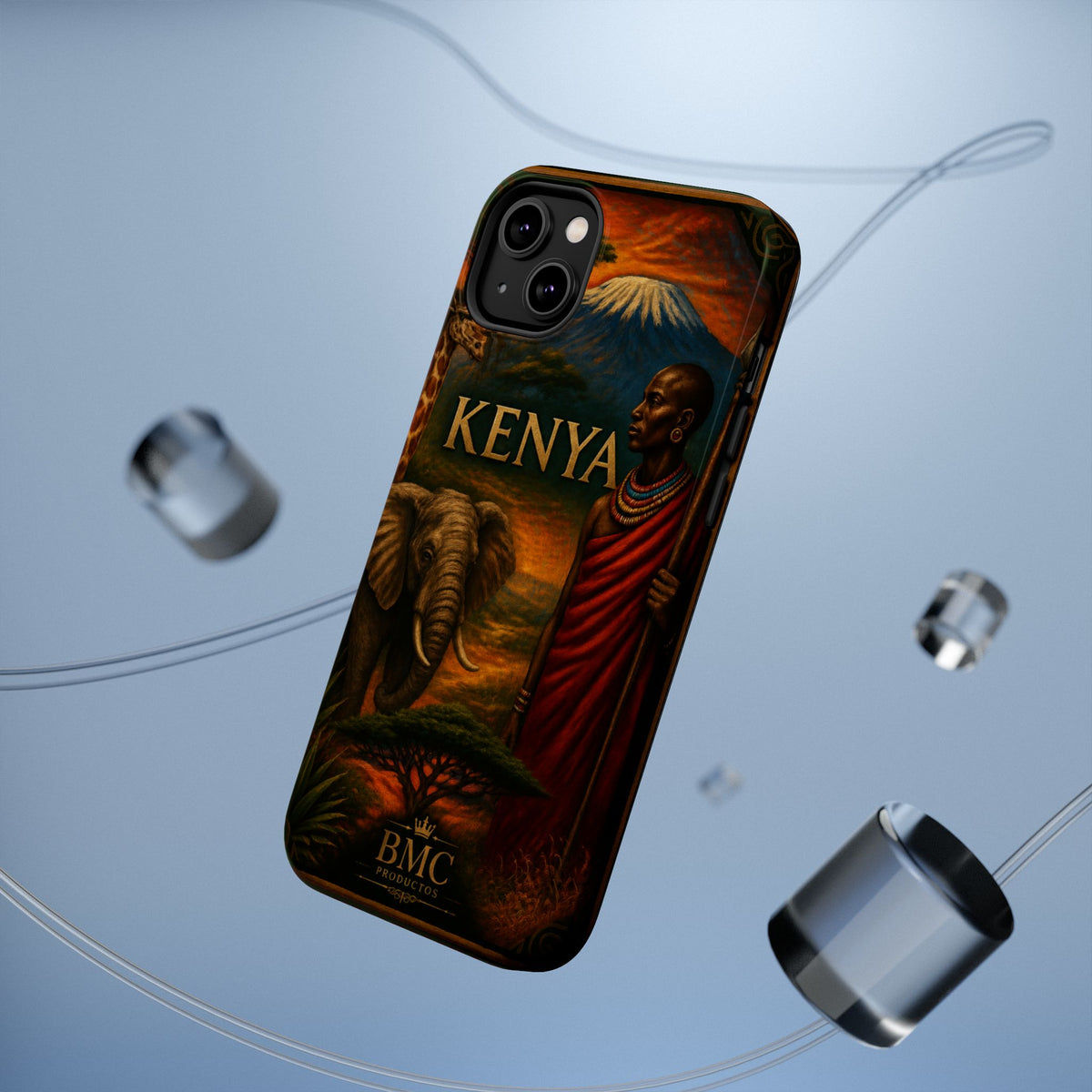 "Reinforced Magnetic Case Kenya: Wild Adventure and Land of Infinite Horizons 🦁🌄🏕️"