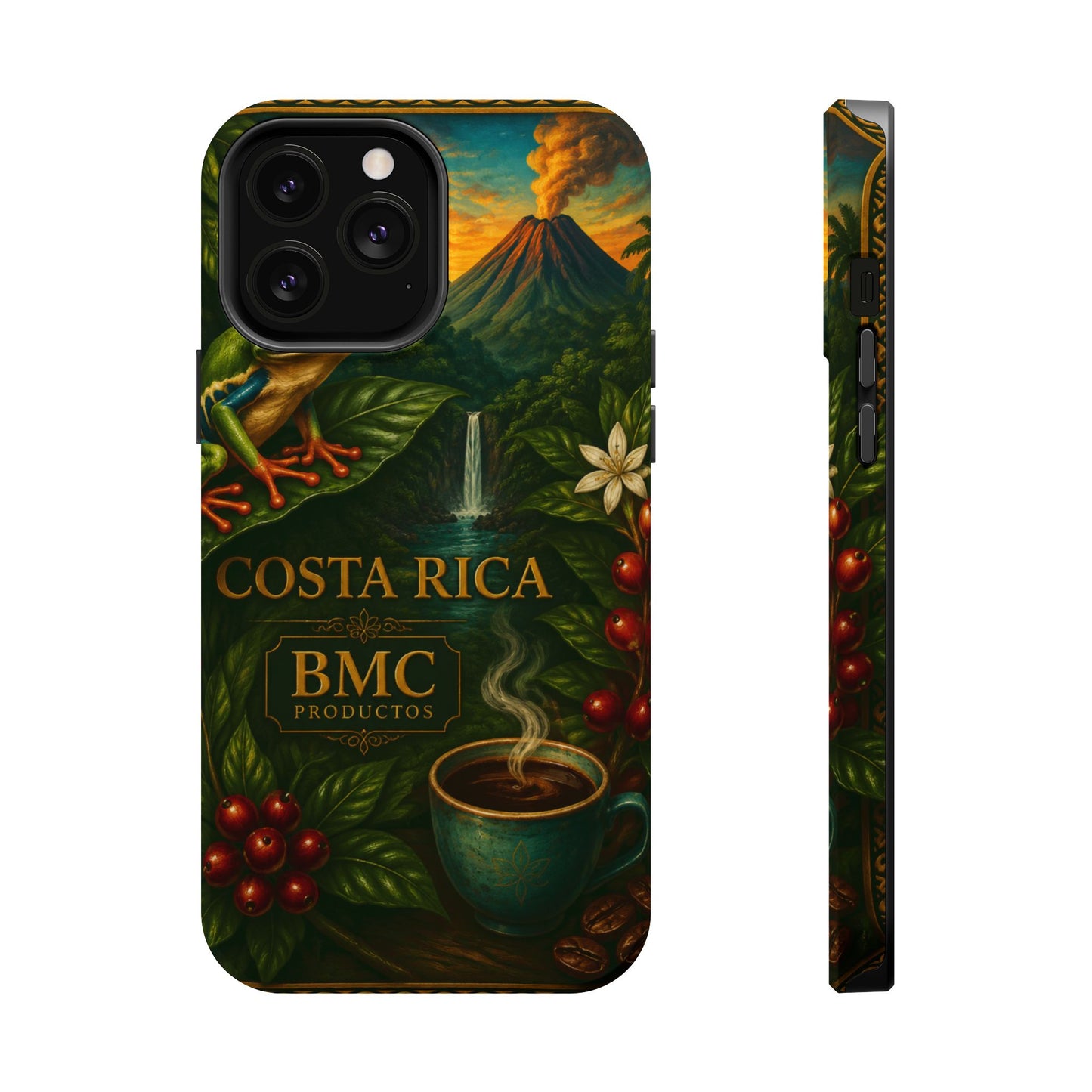 "Funda Magnética Reforzada Magnética Reforzada Costa Rica: Pura Vida entre Volcanes y Selvas 🌋🌴🦜"