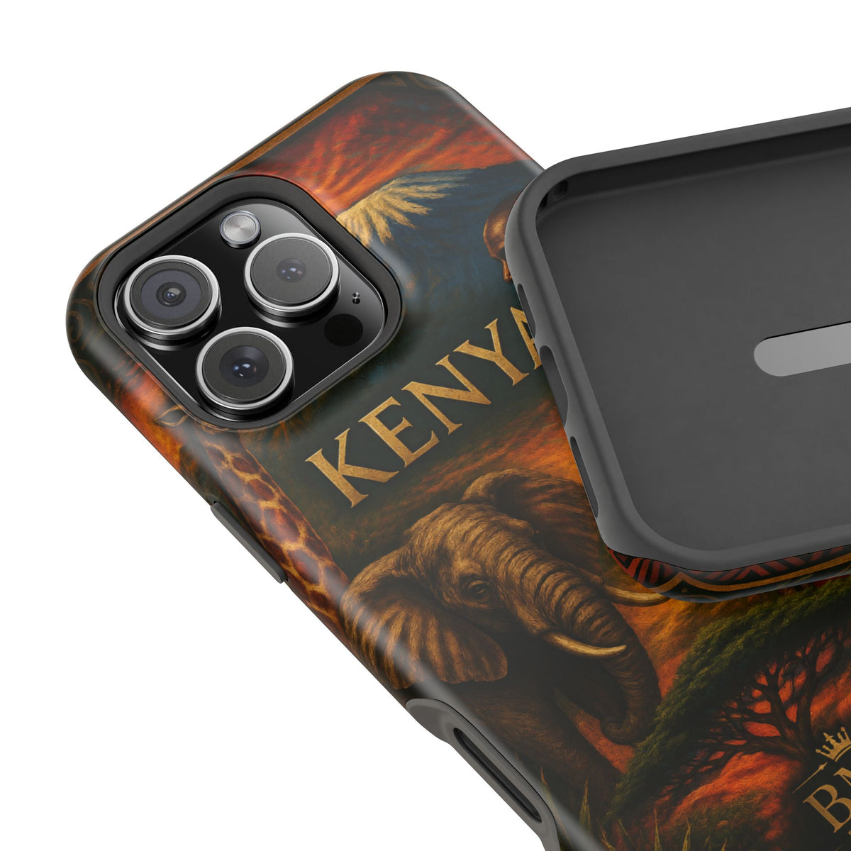 "Reinforced Magnetic Case Kenya: Wild Adventure and Land of Infinite Horizons 🦁🌄🏕️"