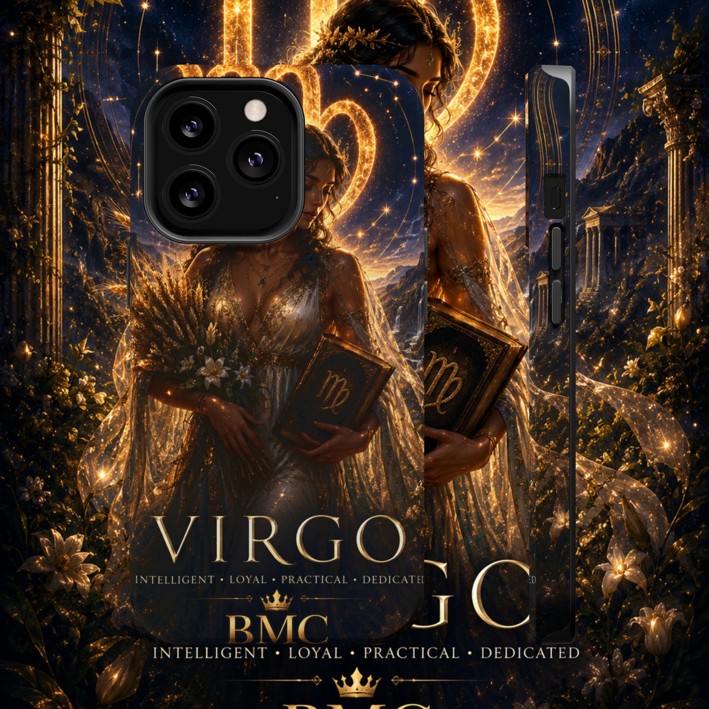 "Funda Magnética Reforzada ♍ Virgo-La Guardiana del Conocimiento"