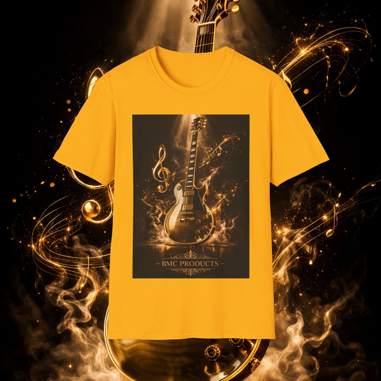 "Camiseta guitarra 🎸🔥Donde vibra una cuerda, nace una llamarada.” 🔥🎸