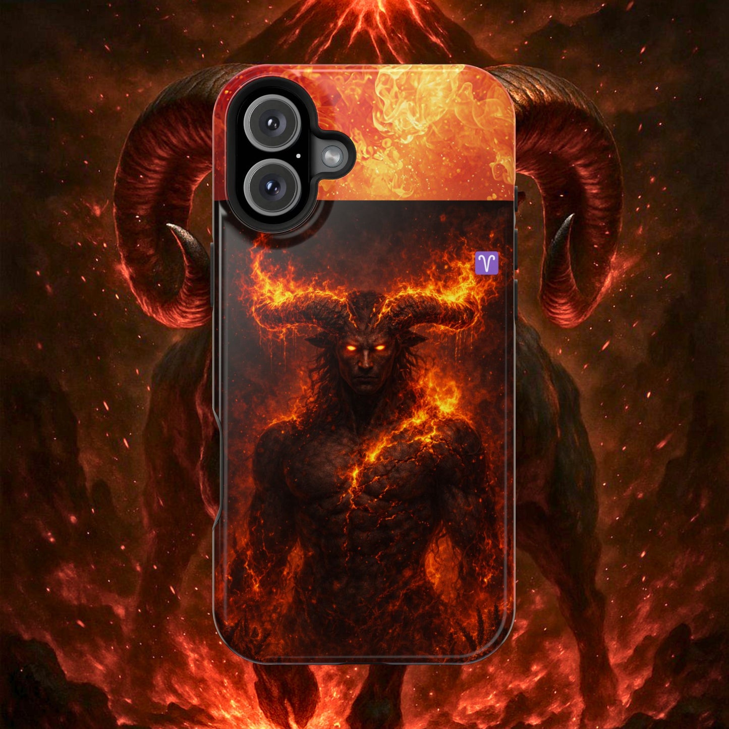 "Funda Magnética Reforzada ♈ Aries — Espíritu de fuego"