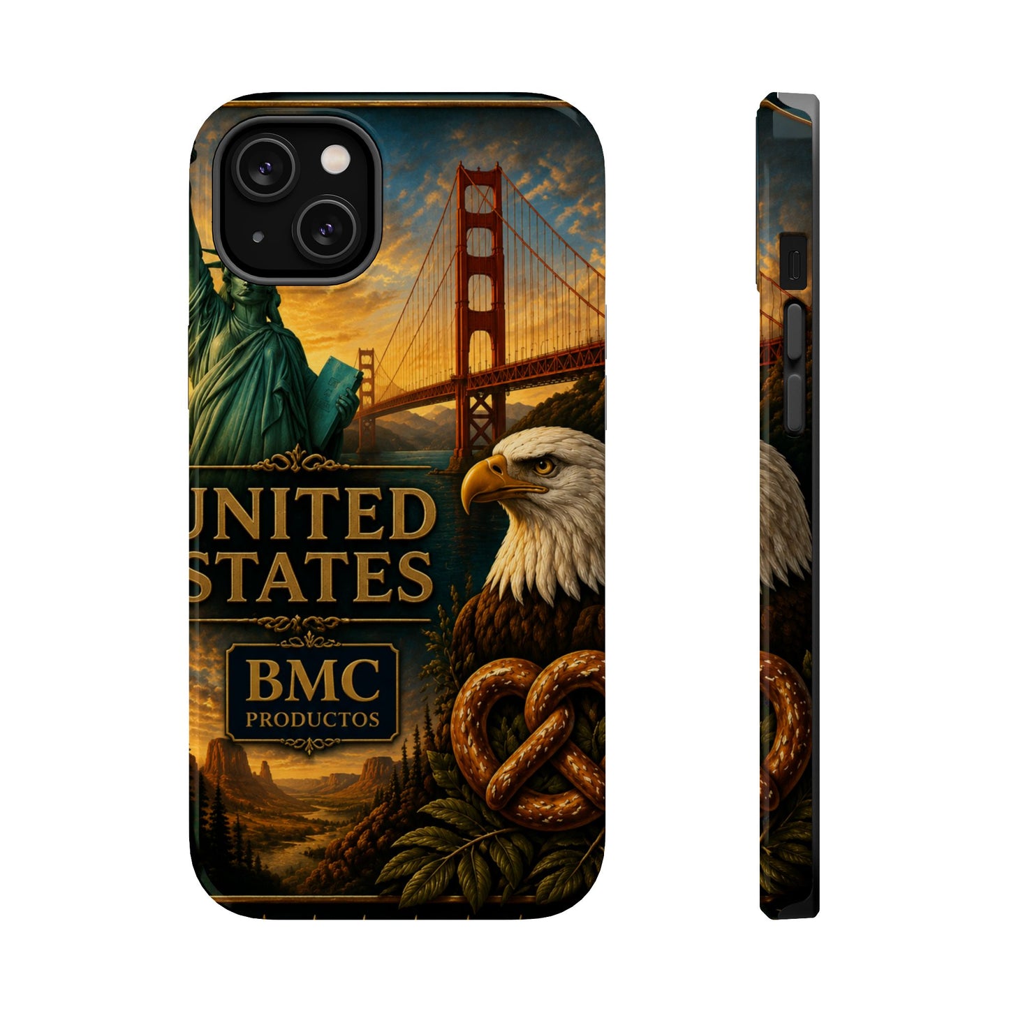 "Funda Magnética Reforzada Estados Unidos: Sueños, Libertad y Grandes Horizontes 🗽🏜️🌆"