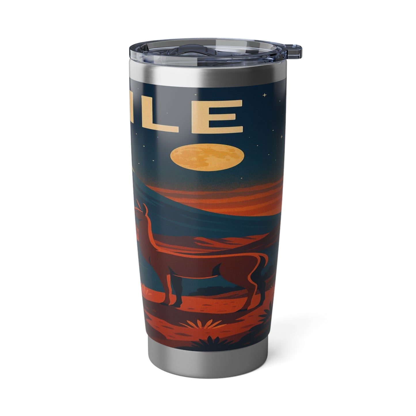 "Vagabond 20oz Thermal Tumbler Chile: Untamed Nature and Eternal Horizons 🏔️🍇🏜️"