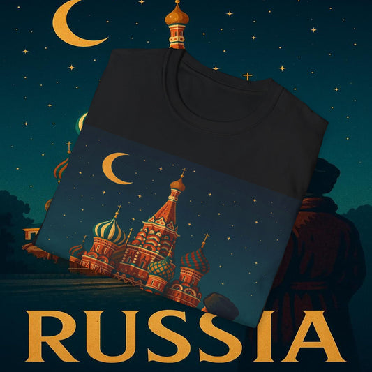 "Camiseta Rusia ❄️ – Tierra de historia, misterio y grandeza"