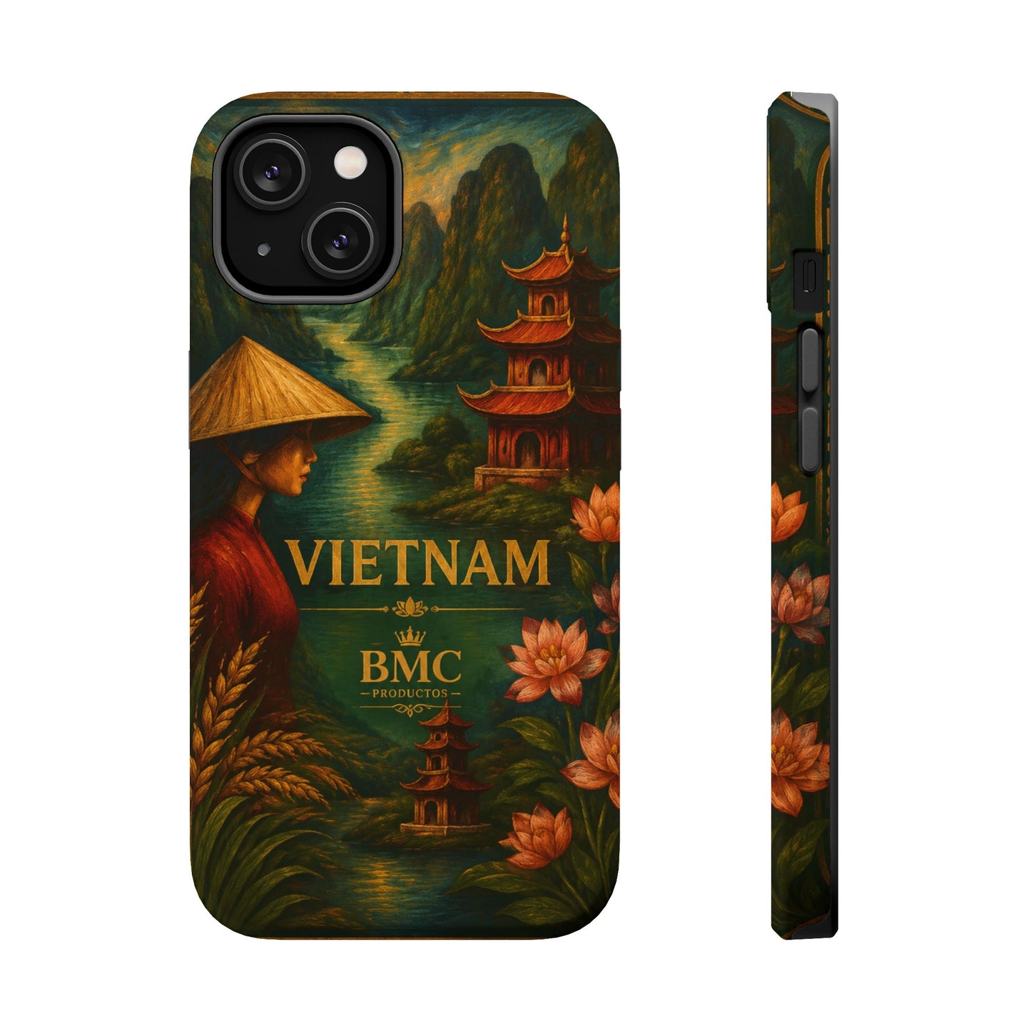 "Funda Magnética Reforzada Magnética Reforzada  Vietnam: Tradición, Naturaleza y Leyendas Ancestrales 🎋🏯🐉"