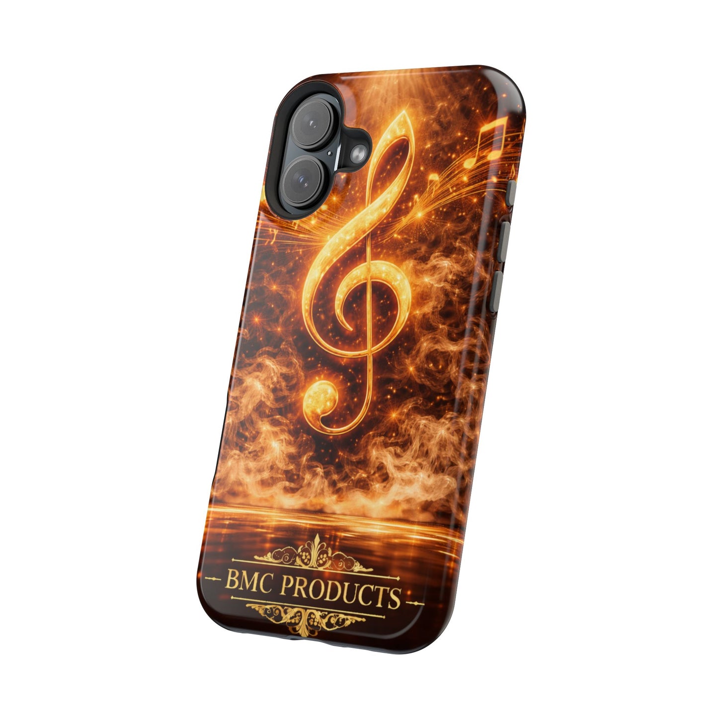 "Funda Magnética Reforzada Magnética Reforzada clave de sol 🎼🔥Donde nace una nota… nace una llama.” 🔥🎼