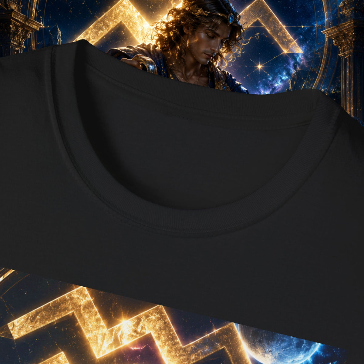 "Camiseta ♒ ACUARIO – El Visionario del Cielo y el Agua"