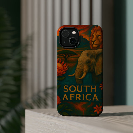 "Funda Magnética Reforzada Magnética Reforzada Sudáfrica 🌍 – Un mundo de aventuras y diversidad"
