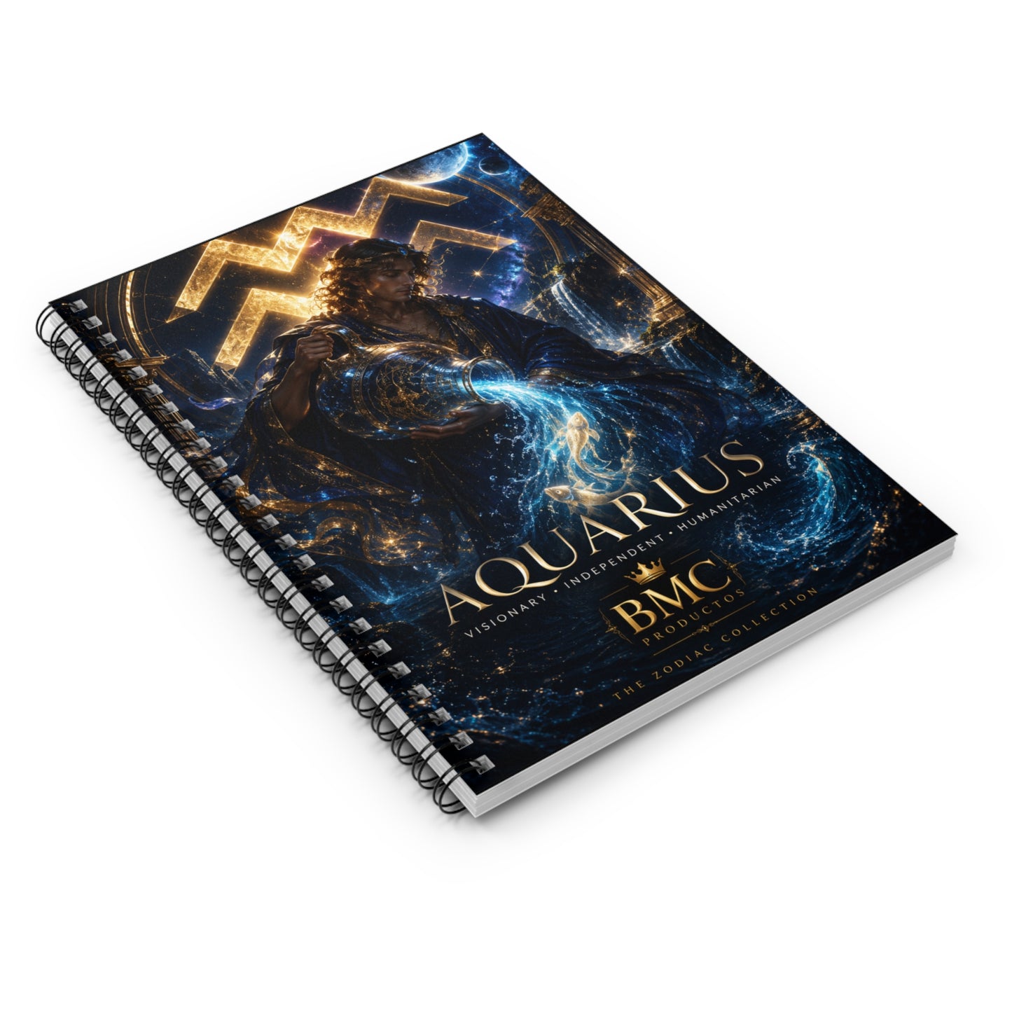 "libreta ♒ ACUARIO – El Visionario del Cielo y el Agua"