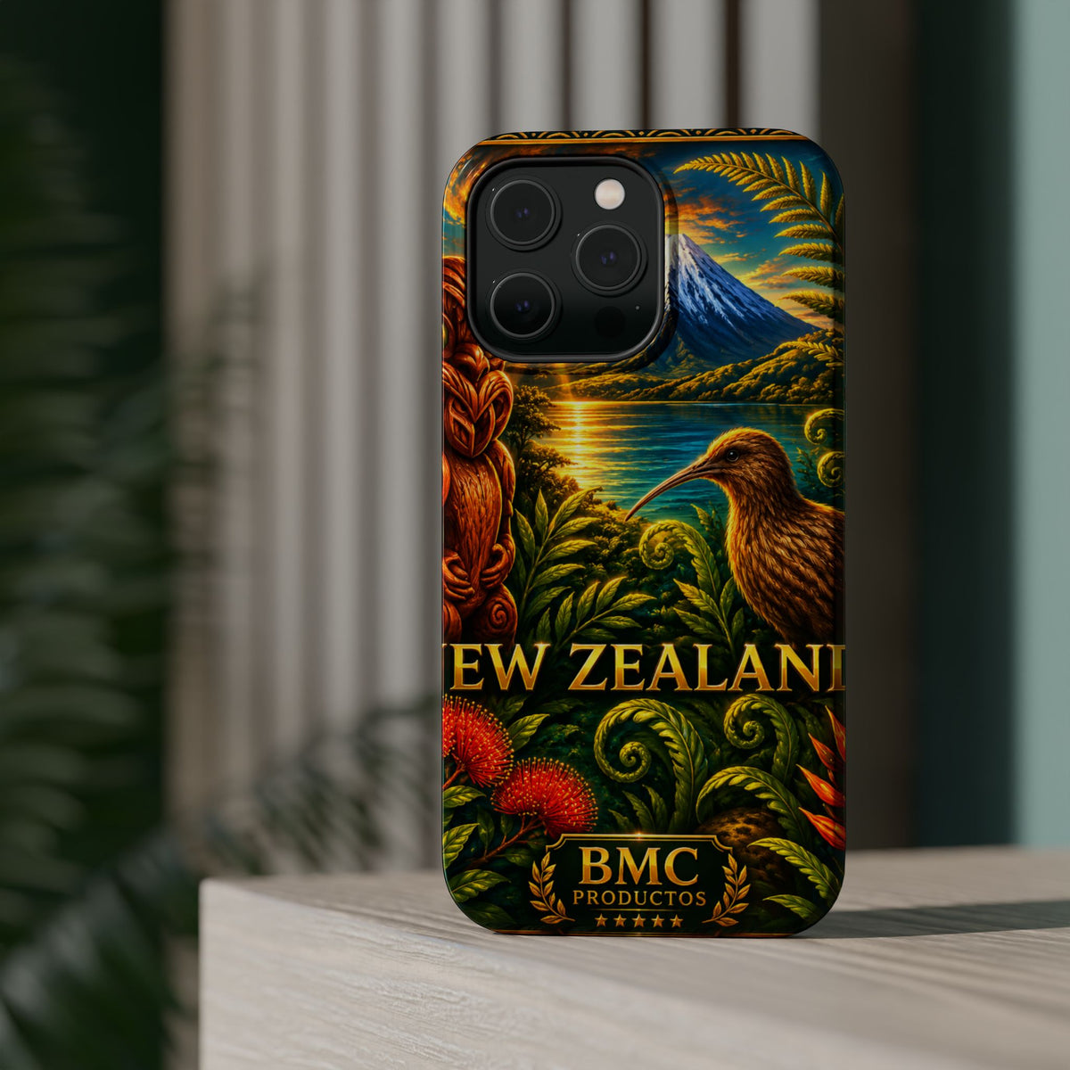 "New Zealand Reinforced Magnetic Case🏞️ – A paradise of nature and adventure"