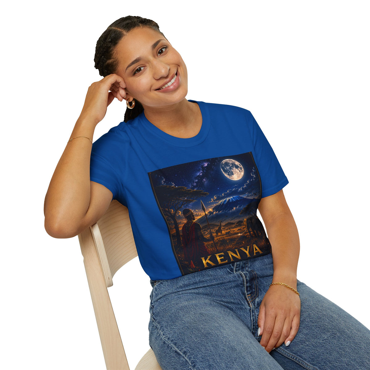 "Camiseta Kenia: Aventura Salvaje y Tierra de Horizontes Infinitos 🦁🌄🏕️"