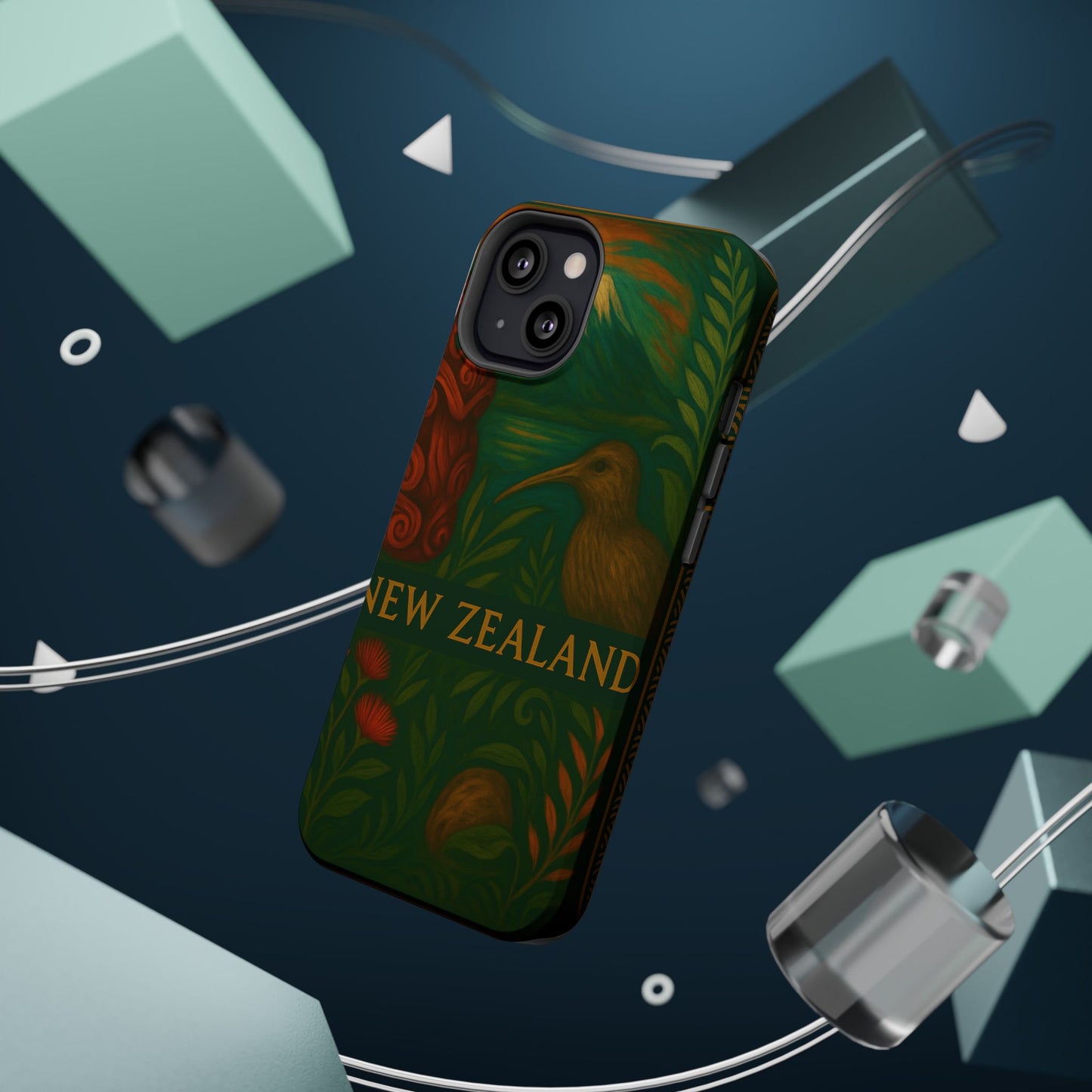 "Funda Magnética Reforzada Magnética Reforzada Nueva Zelanda🏞️ – El paraíso de la naturaleza y la aventura"