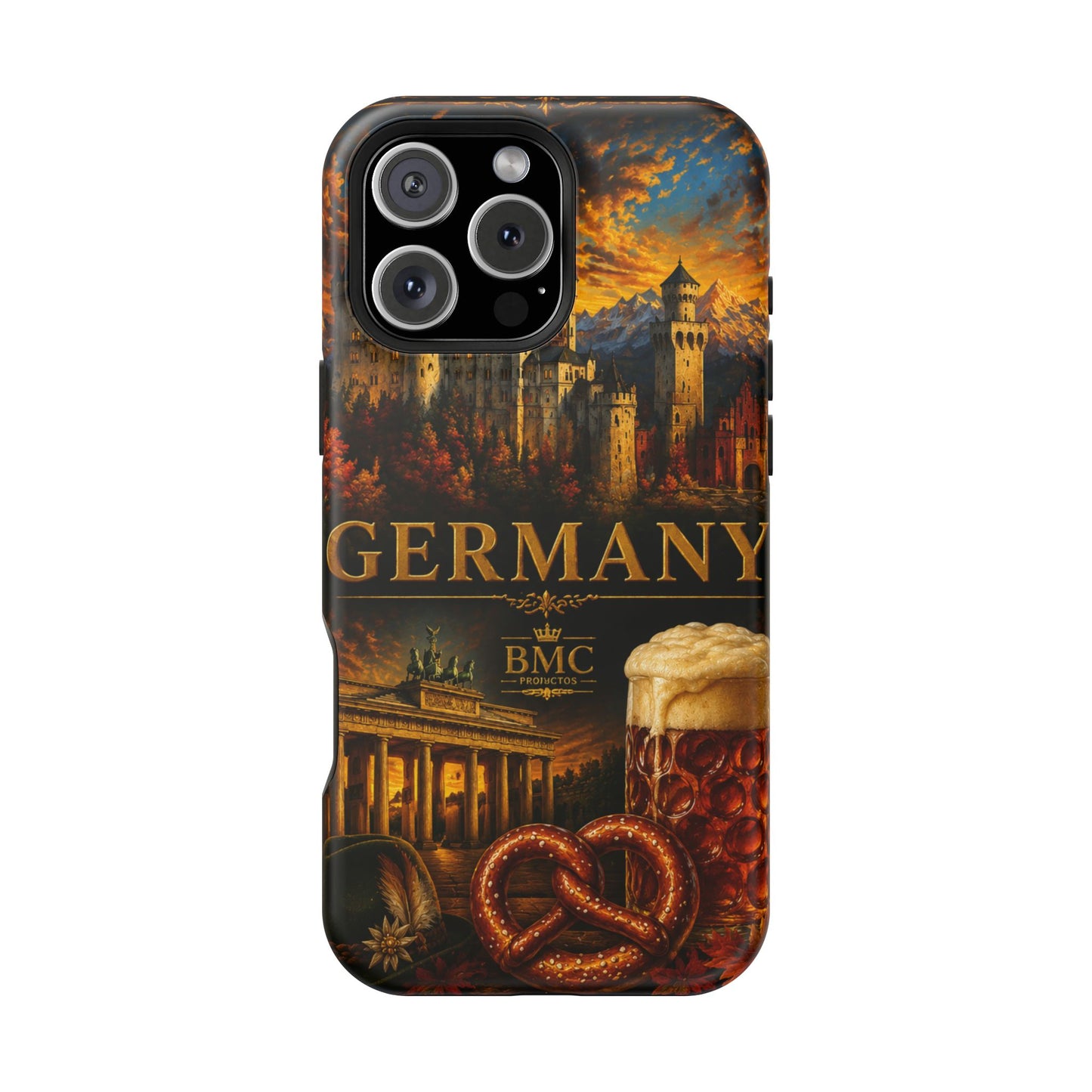 "Funda Magnética Reforzada Alemania: Fortaleza, Historia y Tradición 🎖️🏰🍺"