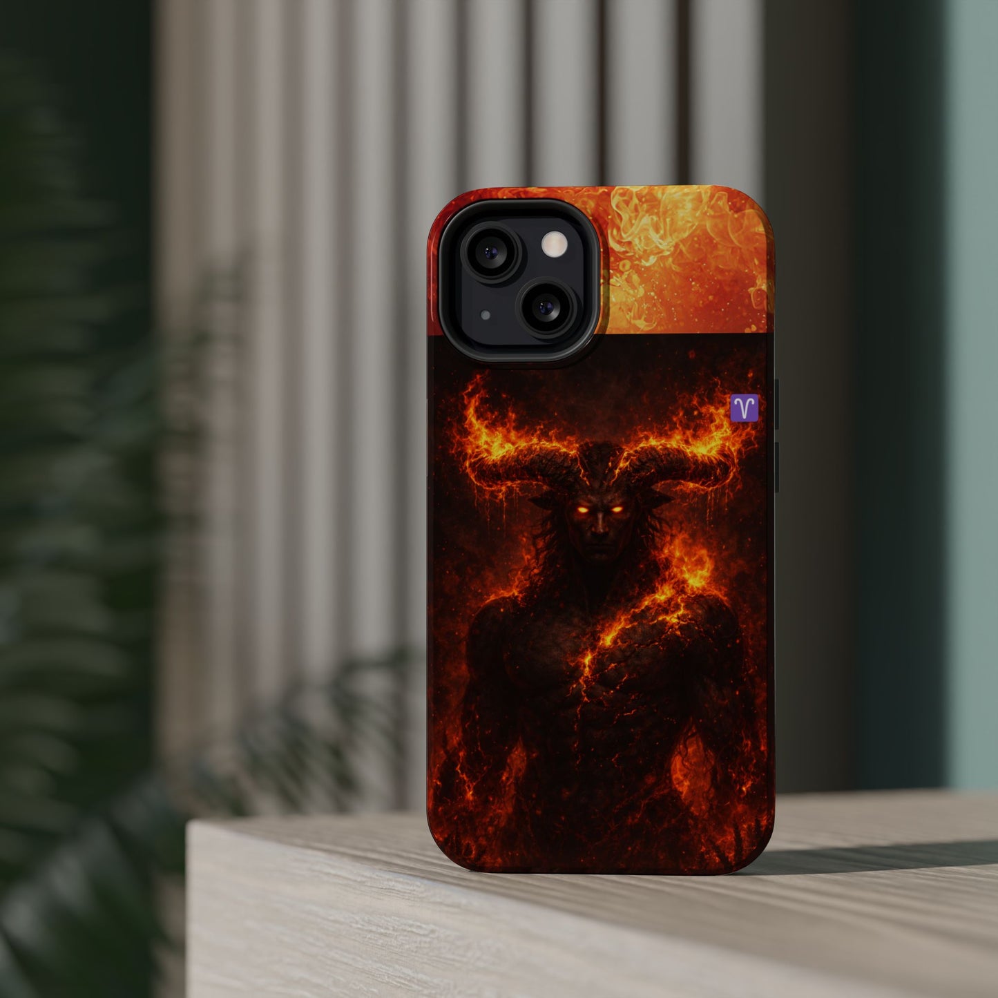 "Funda Magnética Reforzada ♈ Aries — Espíritu de fuego"
