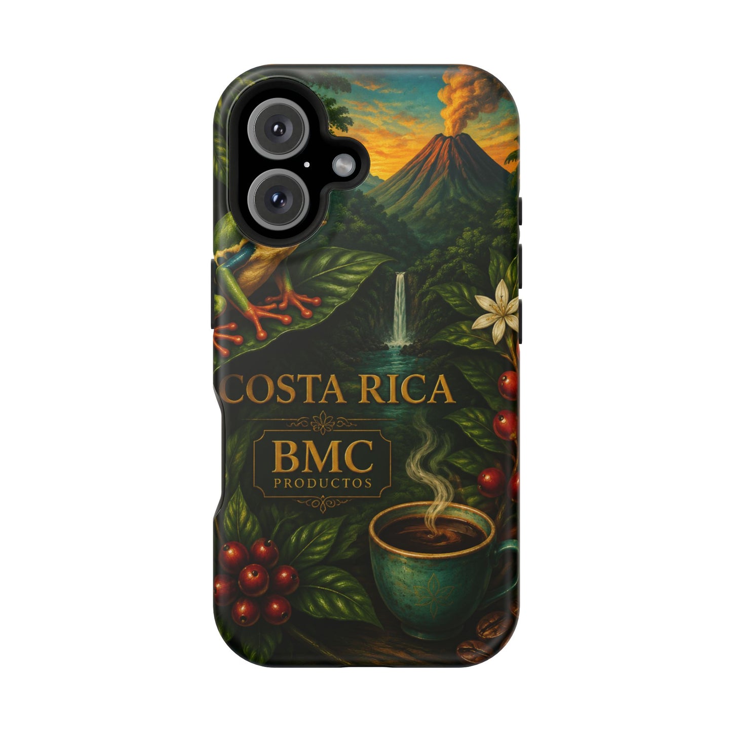 "Funda Magnética Reforzada Magnética Reforzada Costa Rica: Pura Vida entre Volcanes y Selvas 🌋🌴🦜"