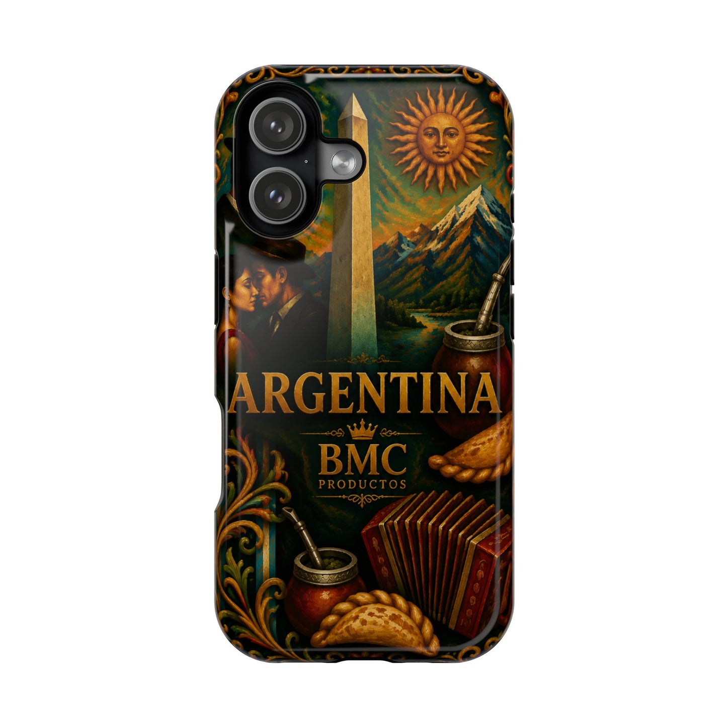 "Funda Magnética Reforzada Argentina: Pasión, Tradición y Tierra de Sueños🔥🏞️"