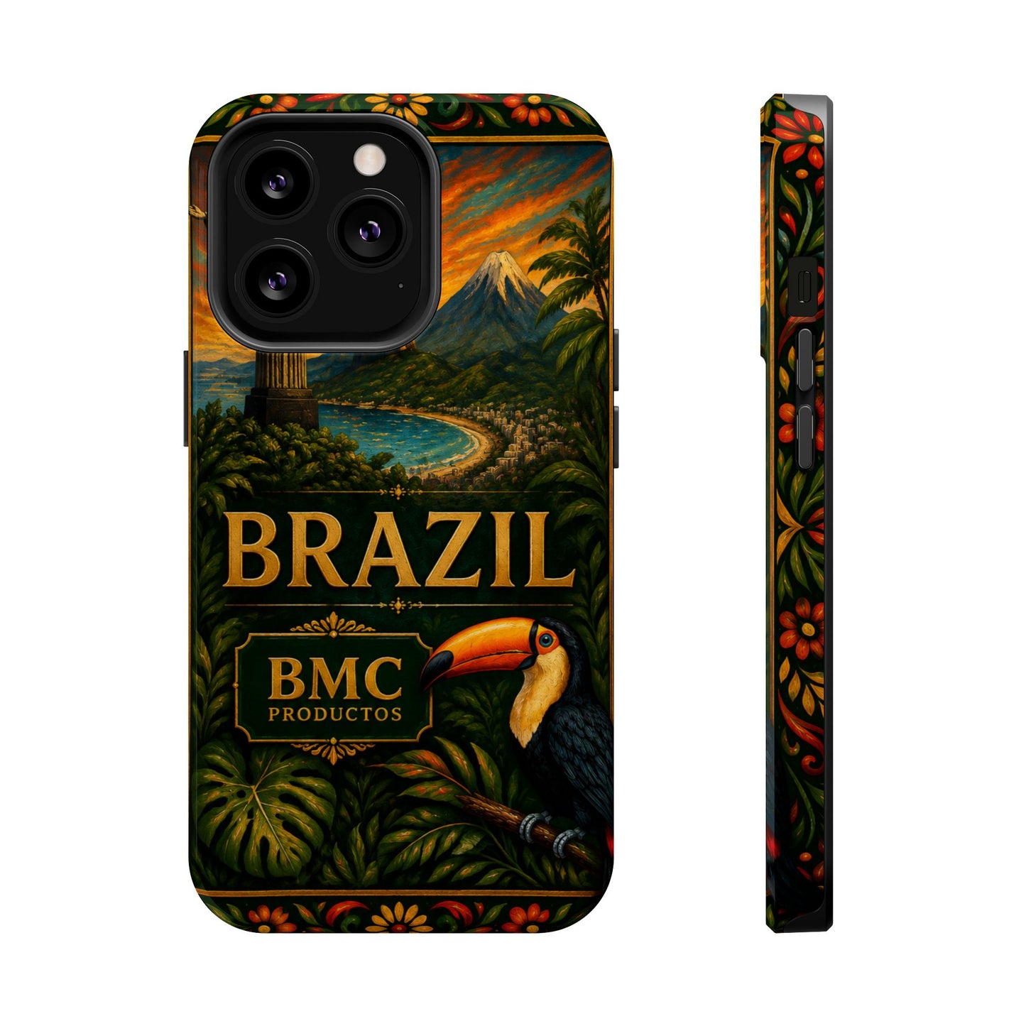 "Funda Magnética Reforzada Magnética Reforzada Brasil: Ritmo, Naturaleza y Alegría Infinita 🎶🌴🏖️"