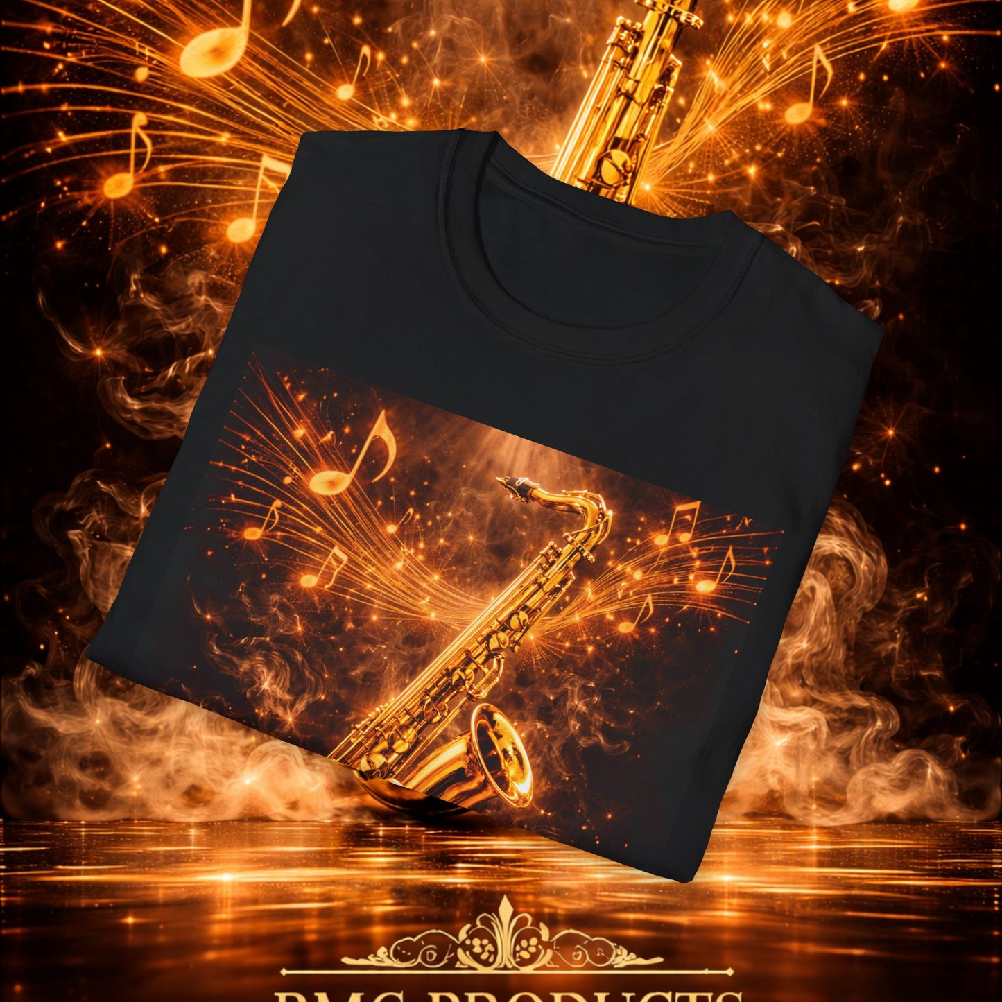"Camiseta sax 🎷🔥 Haz que arda cada nota.” 🔥🎷