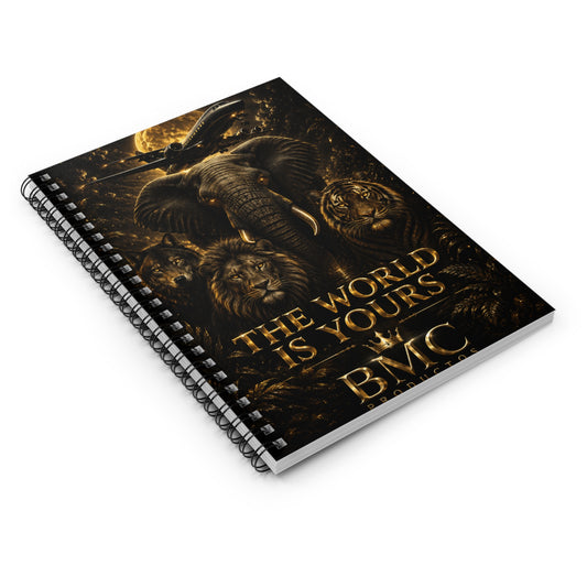 “Libreta El mundo es tuyo"🌍✨