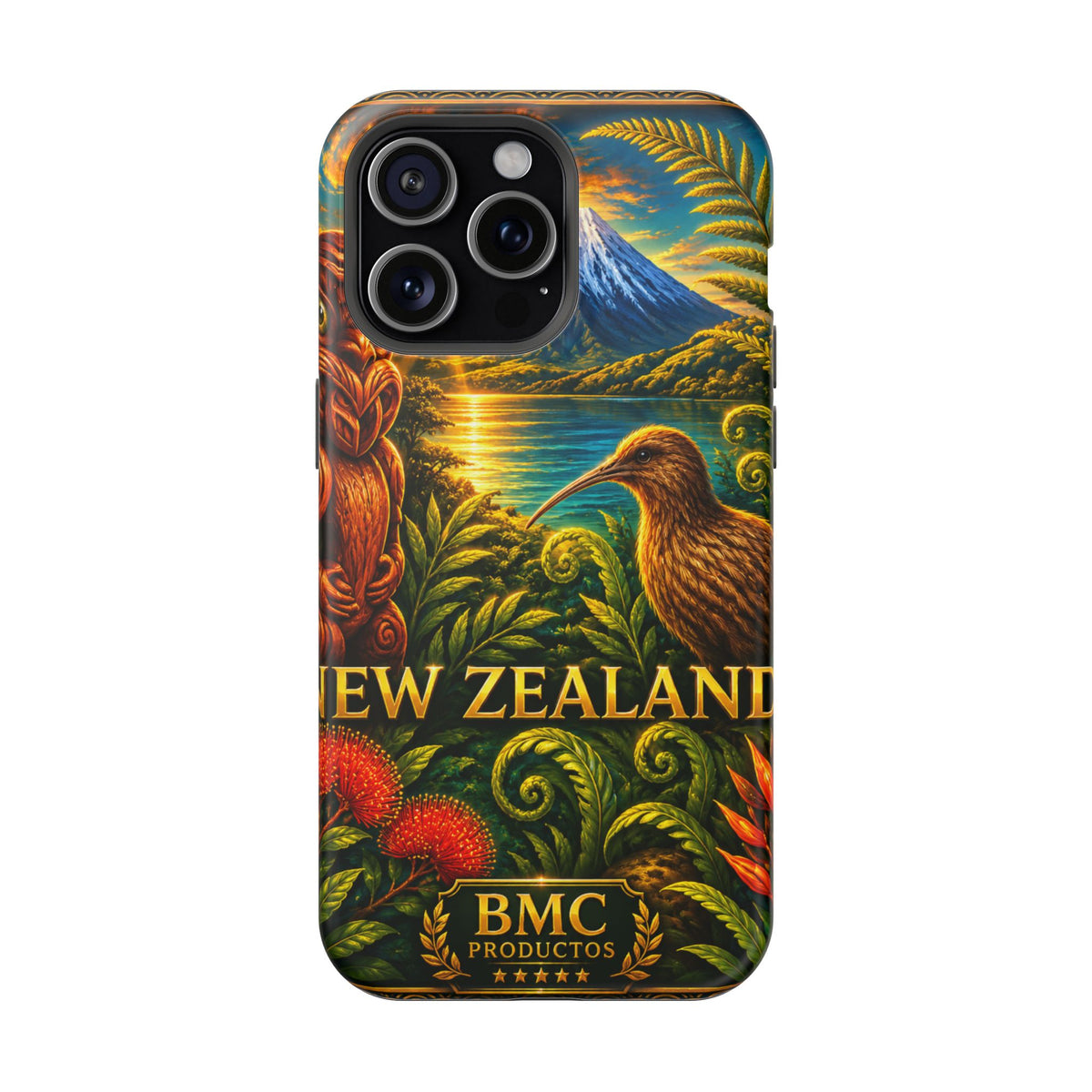 "New Zealand Reinforced Magnetic Case🏞️ – A paradise of nature and adventure"