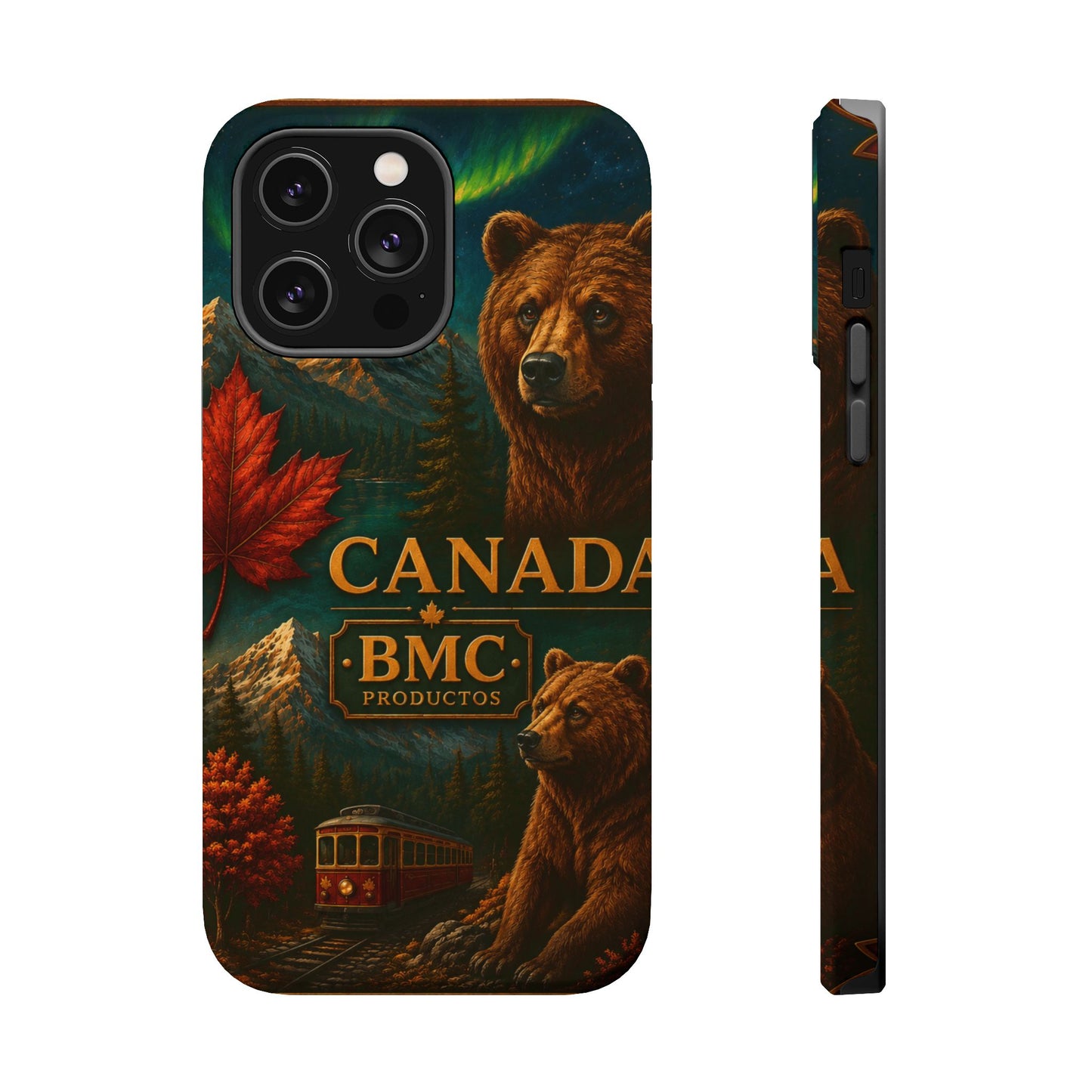 "Funda Magnética Reforzada Magnética Reforzada Canadá: Naturaleza Majestuosa y Espíritu Libre 🍁🏞️🦌"