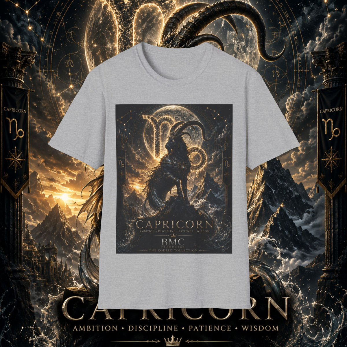 "Camiseta ♑ Capricornio – El Guardián de las Cumbres"