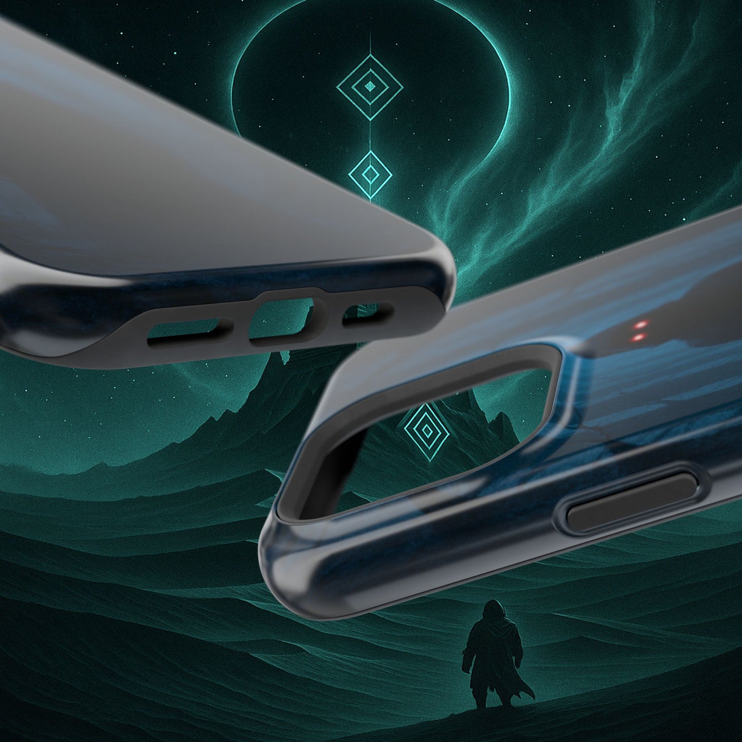 "Funda Magnética Reforzada🖤 El Vigía del Bosque Oscuro"