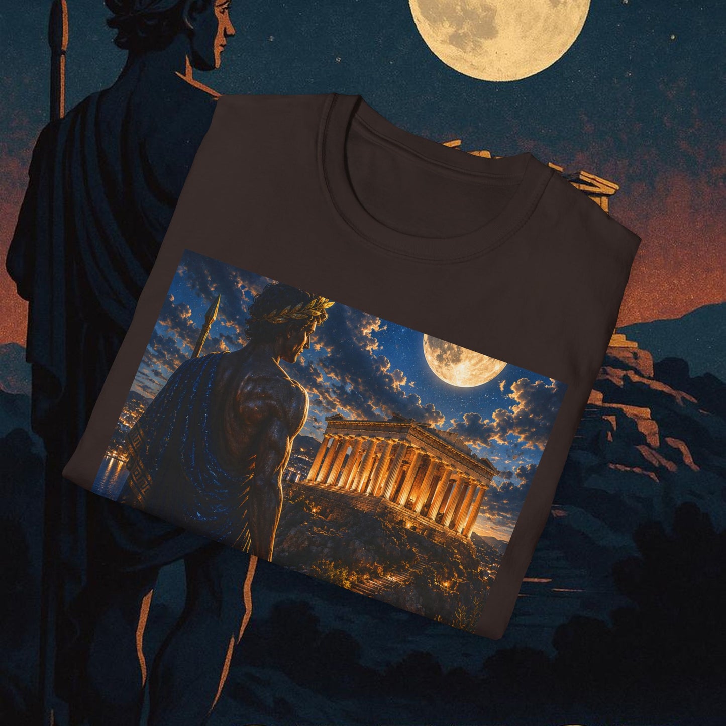 "Camiseta Grecia: Cuna de Dioses, Maravillas y Filosofía 🌊🏛️⚡"