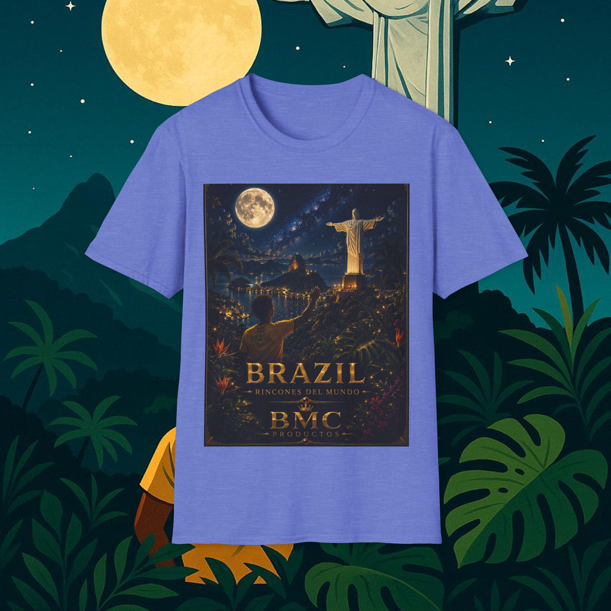 "Camiseta Brasil: Ritmo, Naturaleza y Alegría Infinita 🎶🌴🏖️"