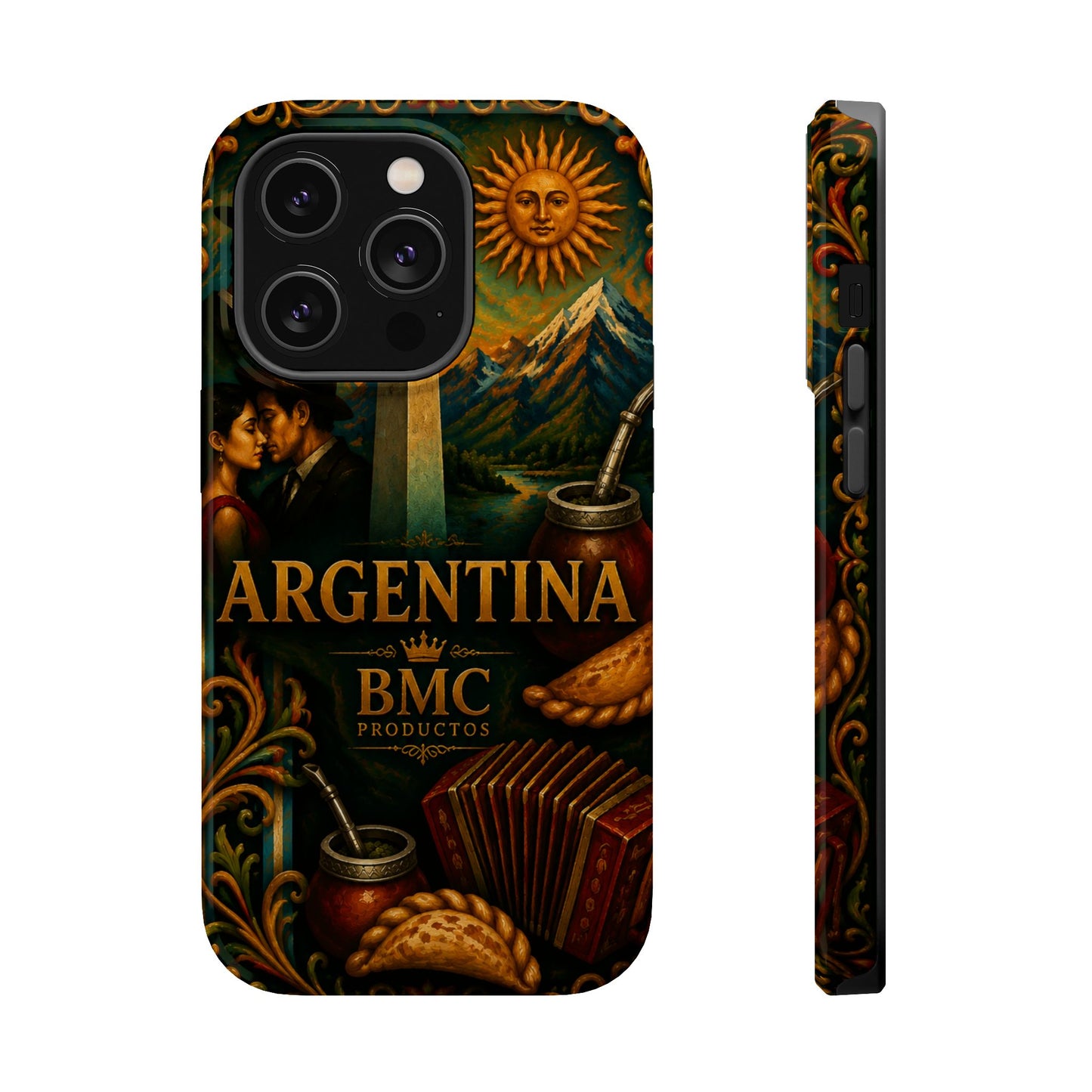 "Funda Magnética Reforzada Argentina: Pasión, Tradición y Tierra de Sueños🔥🏞️"