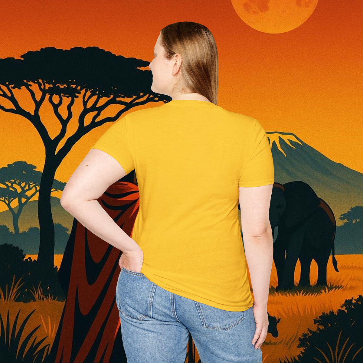 "Camiseta Kenia: Aventura Salvaje y Tierra de Horizontes Infinitos 🦁🌄🏕️"