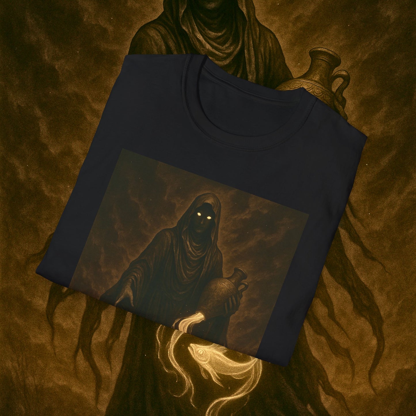 "Camiseta ♒ ACUARIO – El Visionario del Cielo y el Agua"