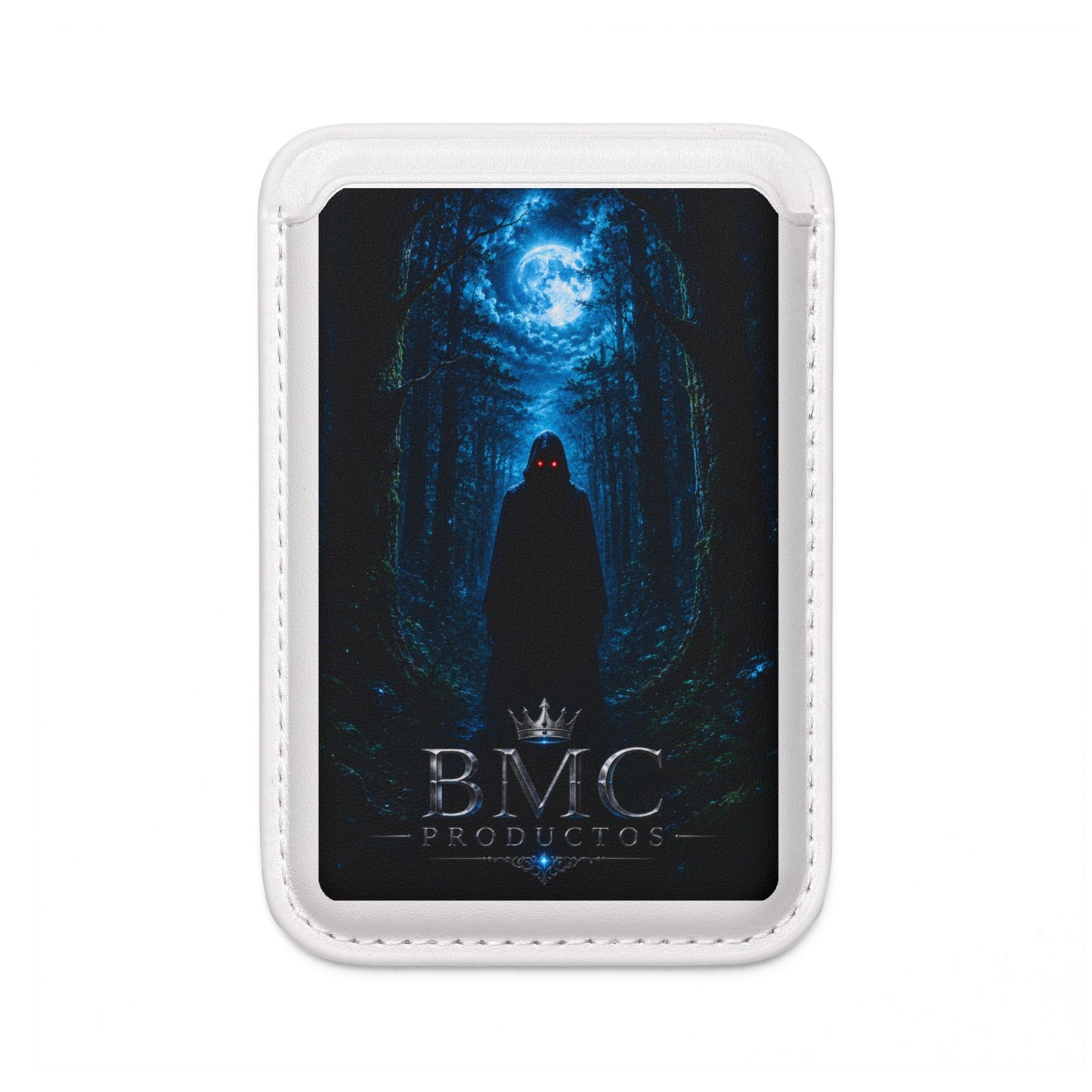 "🖤 Cartera Mística Vegana - Compatible con MagSafe® 🖤 El Vigía del Bosque Oscuro"