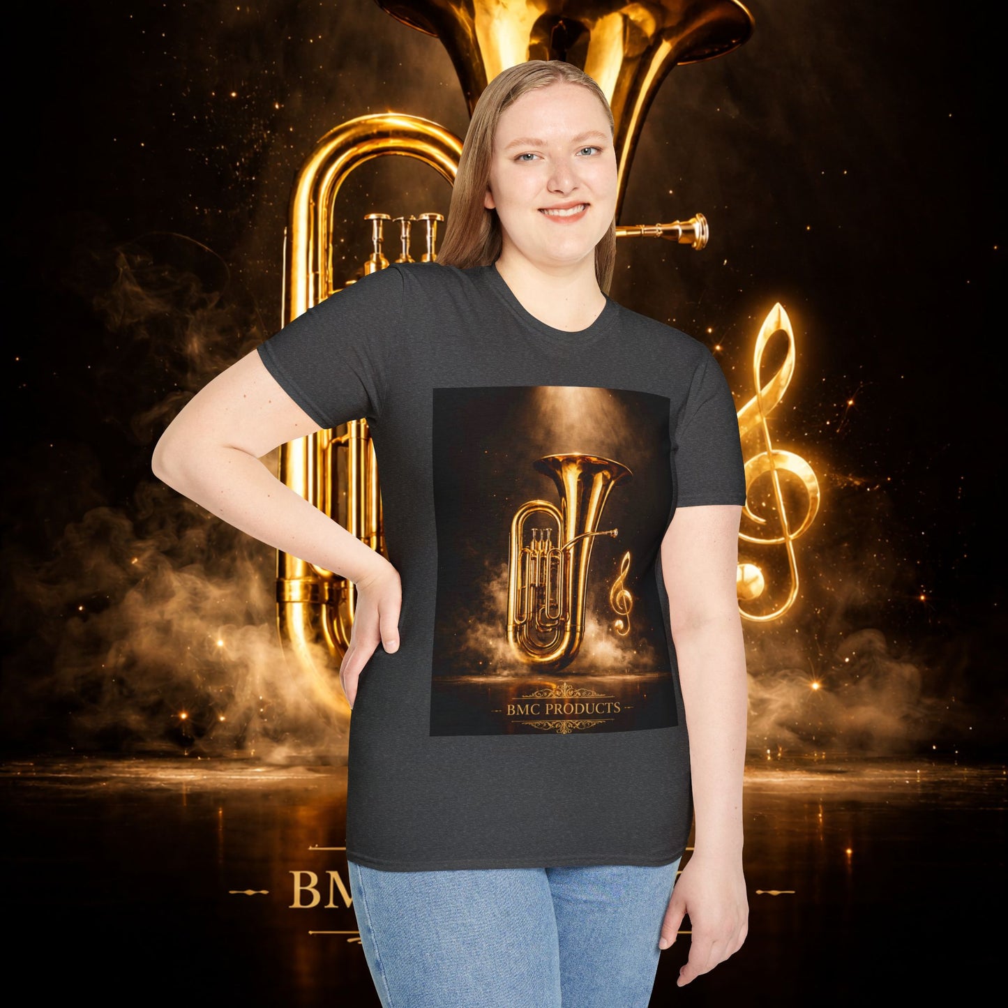 "Camiseta Tuba 🎺🔥 Cuando el alma suena, todo arde.”