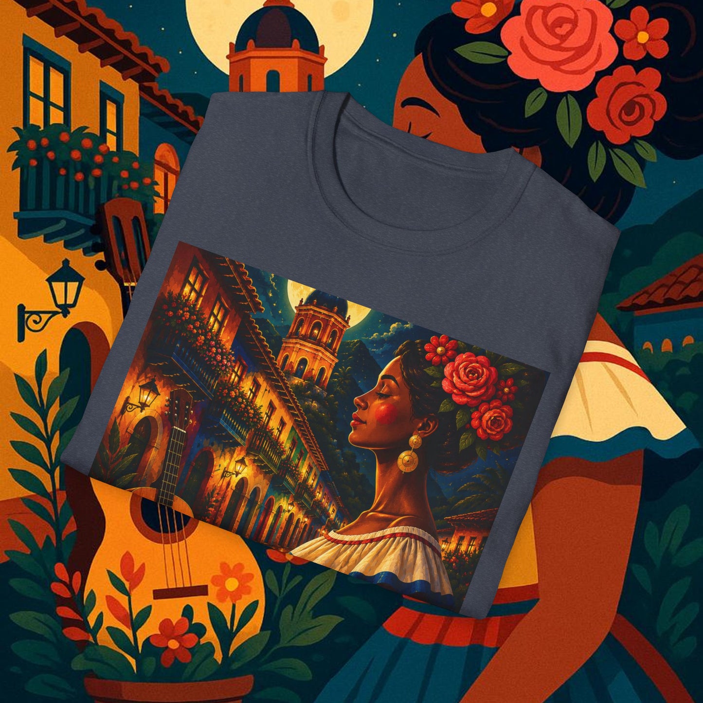 "Camiseta Colombia: Magia de Colores, Café y Tradición ☕🎨🌄"