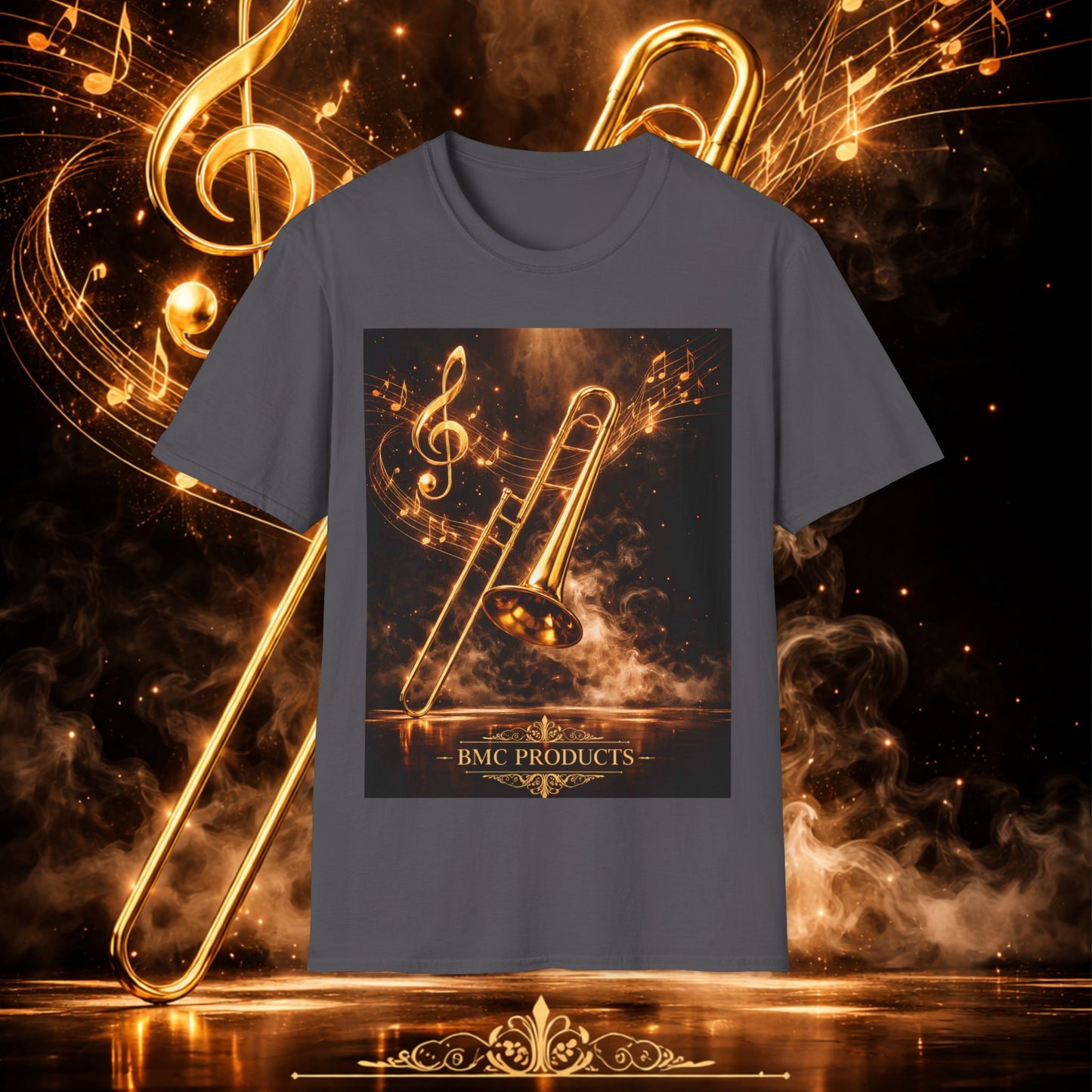 "Camiseta Trombón 🎷🔥No todos los fuegos hacen ruido… algunos tocan el alma.” 🔥🎷