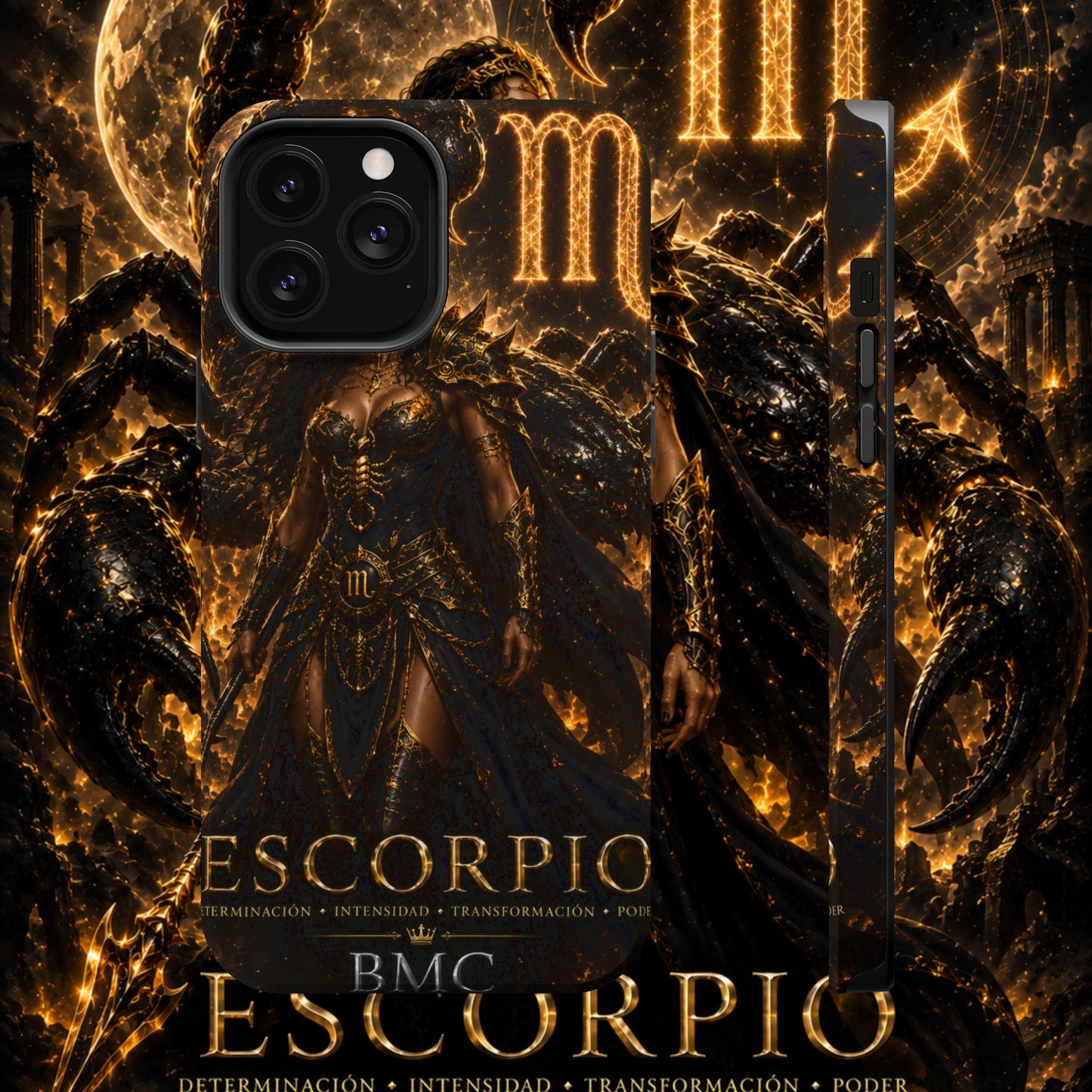 "Funda Magnética Reforzada ESCORPIO M –La Vigilante de las Sombras"